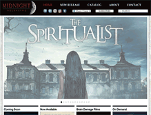 Tablet Screenshot of midnightreleasing.com